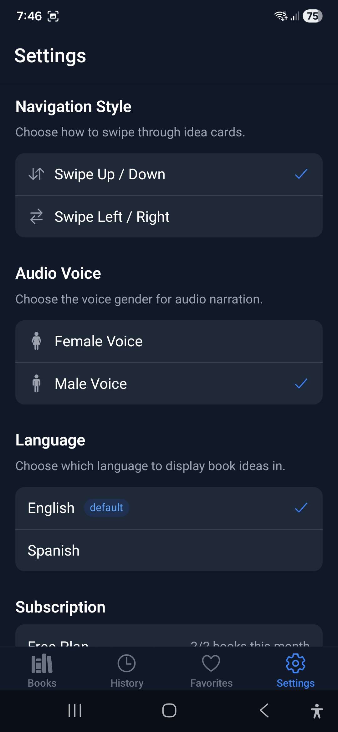 Customize your experience